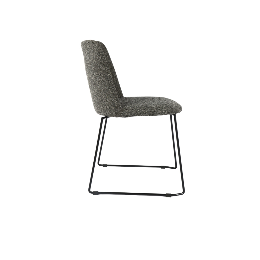 Mateo Fabric Dining Chair Frost Grey image 2